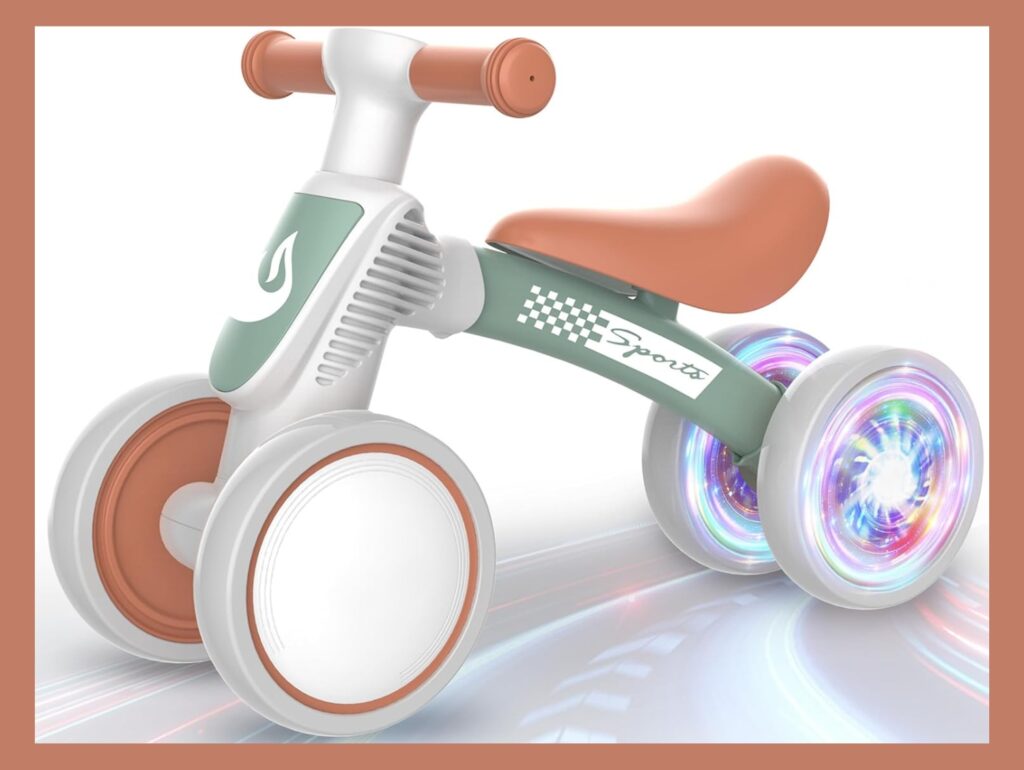 Colorful Lighting Baby Balance Bike Toys